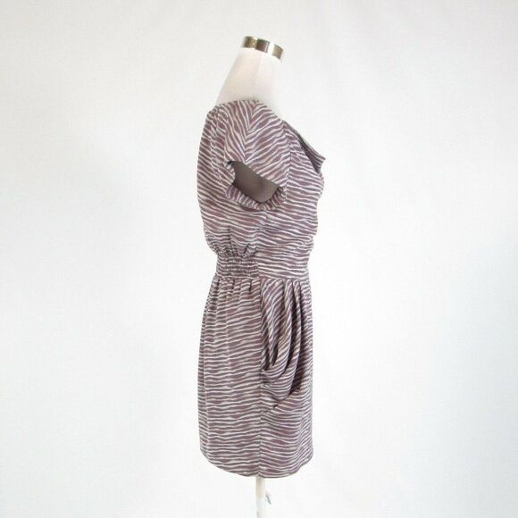 Mauve purple BCBGENERATION cap sleeve dress S - Picture 5 of 8